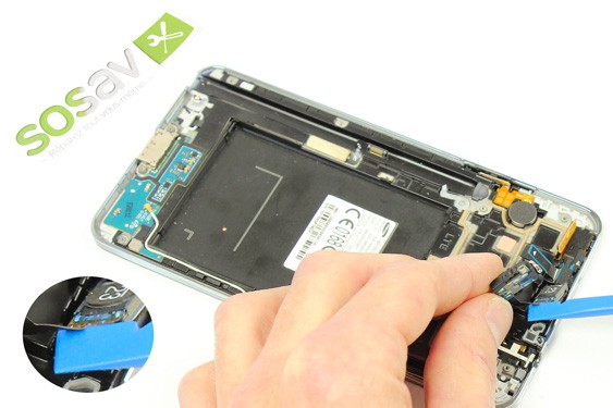 Guide photos remplacement prise jack + haut-parleur interne  (Etape 16 - image 3)