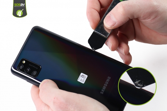 Guide photos remplacement haut-parleur interne Galaxy A41 (Etape 4 - image 2)