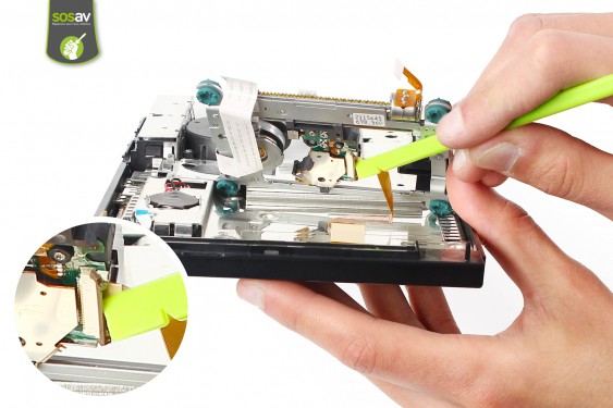 Guide photos remplacement lentille laser Playstation 2 Slim (Etape 7 - image 3)