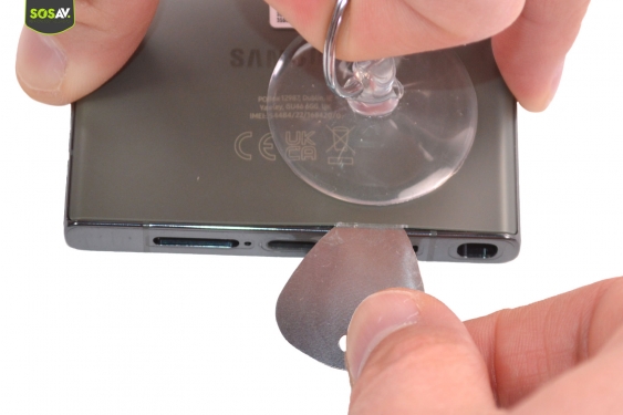 Guide photos remplacement haut parleur interne Galaxy S23 Ultra (Etape 4 - image 1)