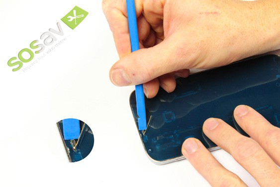 Guide photos remplacement sticker vitre Samsung Galaxy S4 (Etape 5 - image 1)