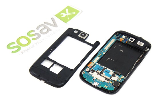 Guide photos remplacement nappe volume + hp interne Samsung Galaxy S3 (Etape 6 - image 4)
