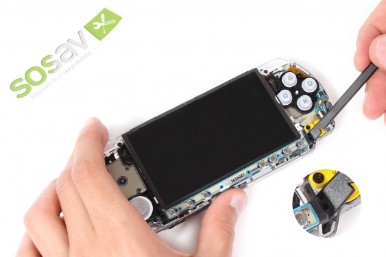 Guide photos remplacement nappe bouton start PSP 2000 (Etape 9 - image 3)