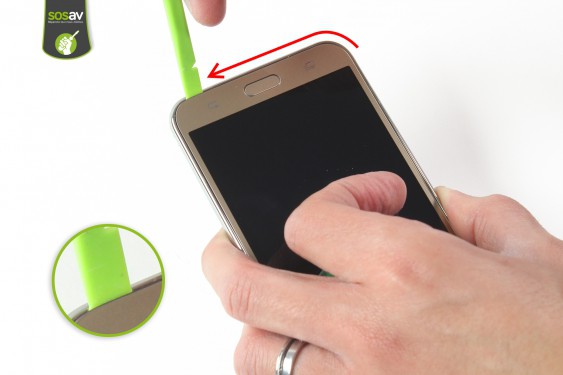 Guide photos remplacement caméra avant Galaxy J7 2015 (Etape 14 - image 1)