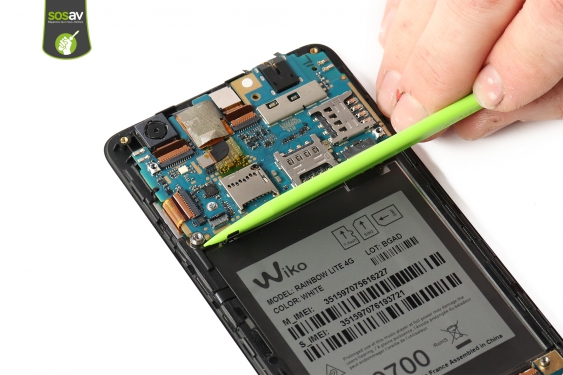 Guide photos remplacement ecran Wiko Rainbow Lite 4G  (Etape 11 - image 4)