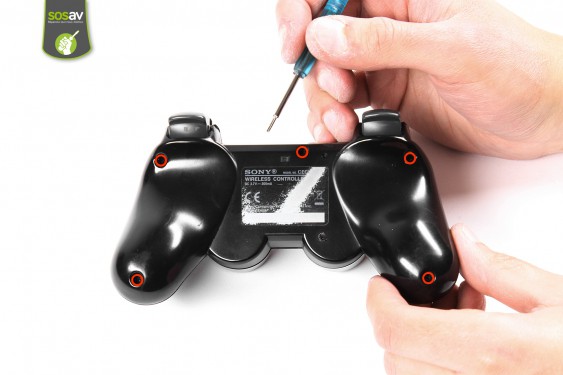 Guide photos remplacement boutons l1,l2,r1 et r2 Manette Dualshock 3 (Modèle Sixaxis) (Etape 1 - image 1)