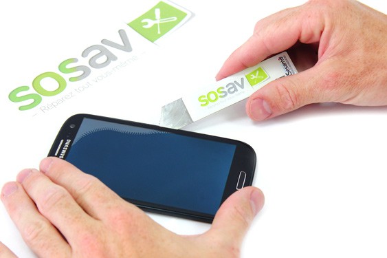 Guide photos remplacement nappe boutons tactile Samsung Galaxy S3 (Etape 17 - image 2)