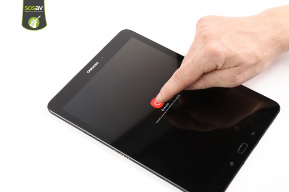 Guide photos remplacement haut-parleur haut droit Galaxy Tab S3 9.7 (Etape 1 - image 3)