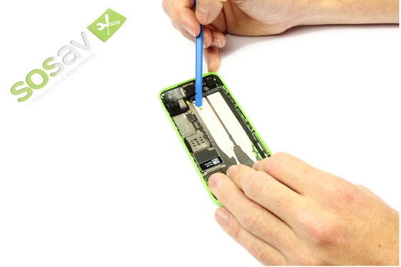 Guide photos remplacement nappe power vibreur volume iPhone 5C (Etape 16 - image 3)