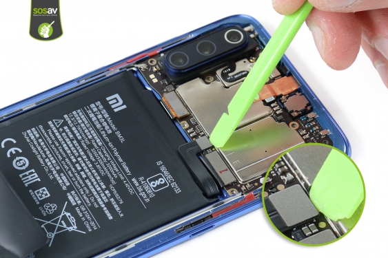 Guide photos remplacement batterie Xiaomi Mi 9 (Etape 9 - image 1)