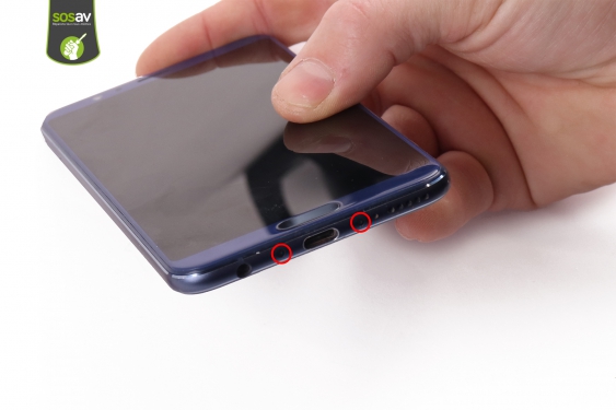 Guide photos remplacement haut-parleur interne Honor View 10 (Etape 4 - image 1)