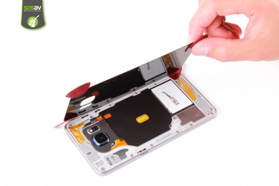 Guide photos remplacement caméra avant Samsung Galaxy S6 Edge + (Etape 5 - image 2)