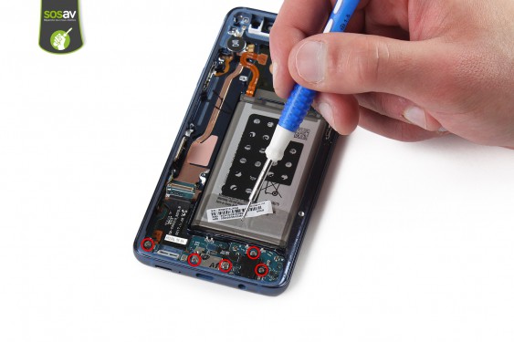 Guide photos remplacement connecteur de charge Galaxy S9+ (Etape 28 - image 1)