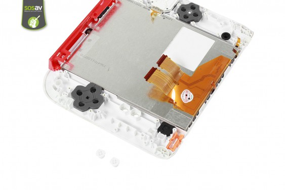 Guide photos remplacement boutons start et select Nintendo 2DS (Etape 24 - image 2)