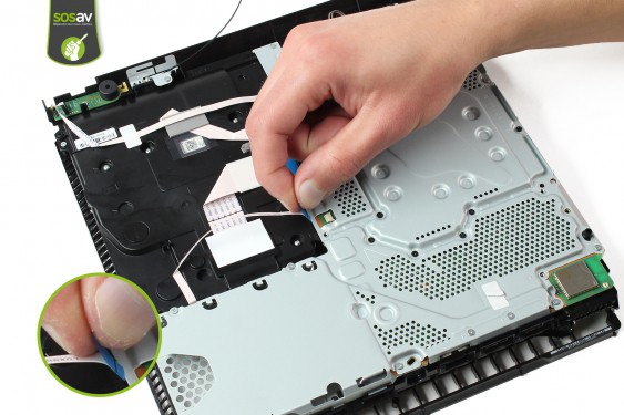 Guide photos remplacement câble de liaison de l'alimentation Playstation 4 Slim (Etape 27 - image 2)