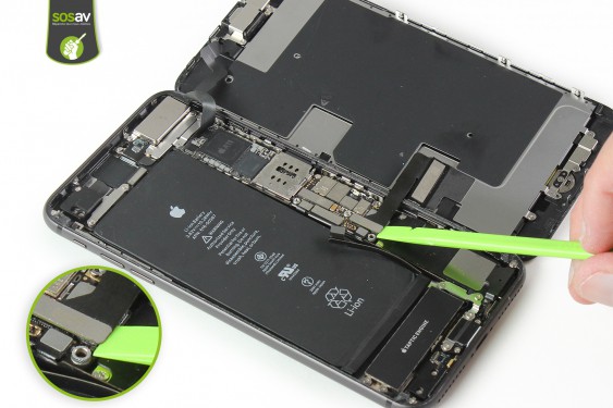 Guide photos remplacement antenne gps iPhone 8 Plus (Etape 7 - image 3)