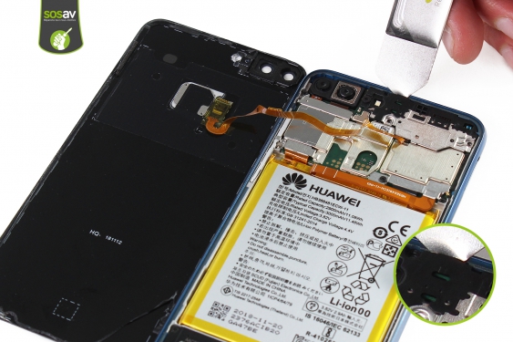 Guide photos remplacement ecran complet (lcd + châssis) Honor 9 Lite (Etape 7 - image 2)