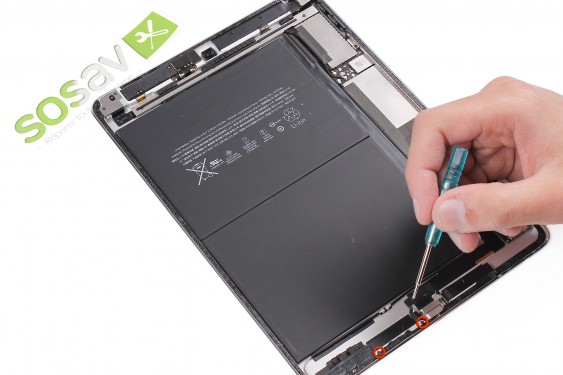 Guide photos remplacement haut-parleur gauche iPad Air 2 3G (Etape 13 - image 3)