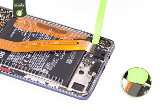 Guide photos remplacement connecteur de charge et prise jack Xiaomi Mi 10T Lite (Etape 18 - image 1)