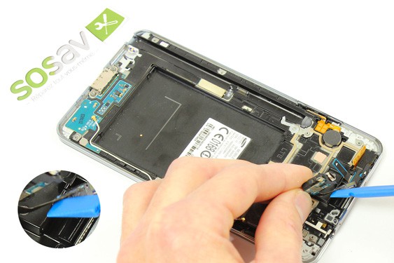 Guide photos remplacement prise jack + haut-parleur interne  (Etape 16 - image 4)