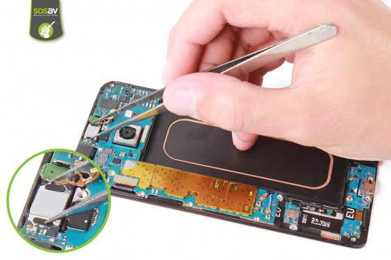 Guide photos remplacement caméra avant Samsung Galaxy S6 Edge + (Etape 12 - image 3)