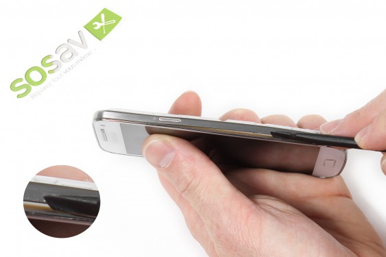 Guide photos remplacement lecteur de carte sim/sd Samsung Galaxy S4 mini (Etape 11 - image 2)