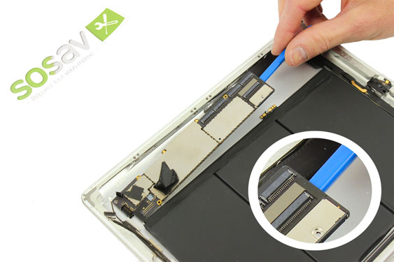 Guide photos remplacement haut-parleur externe (hp du bas) iPad 3 WiFi (Etape 22 - image 2)