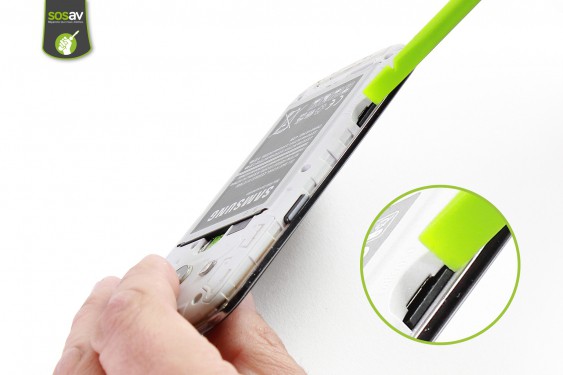 Guide photos remplacement haut-parleur interne + prise jack Samsung Galaxy Ace 4 (Etape 4 - image 2)