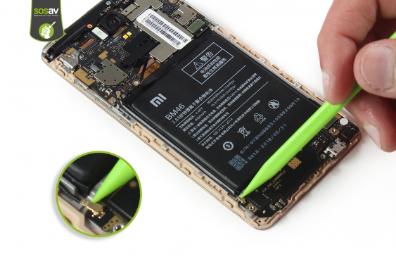 Guide photos remplacement connecteur de charge Redmi Note 3 (Etape 12 - image 1)