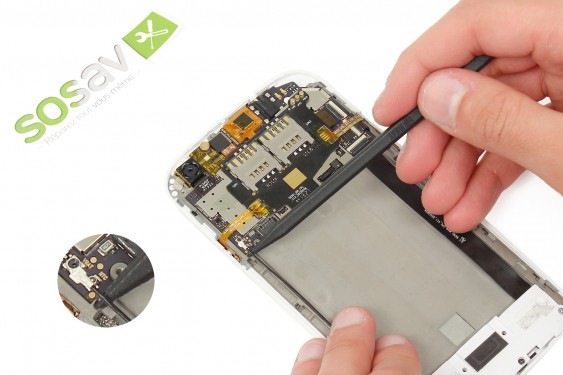 Guide photos remplacement haut-parleur interne Wiko Darkside (Etape 13 - image 2)