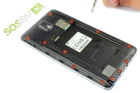 Guide photos remplacement caméra avant + capteur proximité  (Etape 5 - image 1)