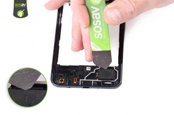 Guide photos remplacement haut-parleur externe Galaxy A30s (Etape 12 - image 1)