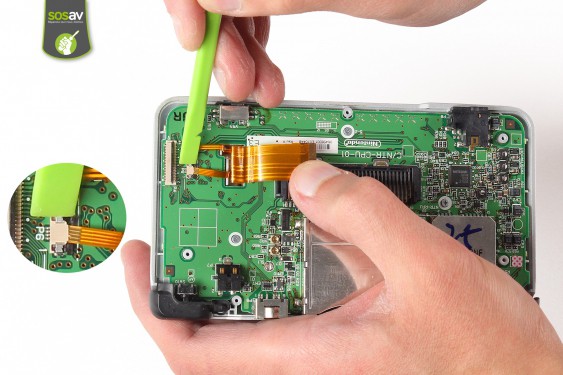 Guide photos remplacement ecran lcd inférieur complet Nintendo DS (Etape 9 - image 2)