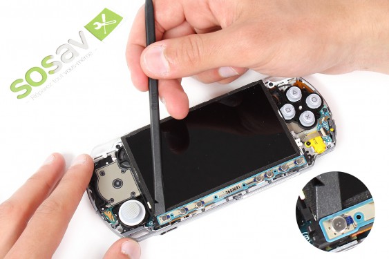 Guide photos remplacement nappe bouton start PSP 2000 (Etape 10 - image 1)