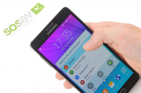 Guide photos remplacement caméra avant + capteur de proximité et luminosité  (Etape 1 - image 2)