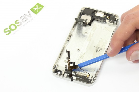 Guide photos remplacement nappe power + bouton vibreur + boutons volume iPhone 5 (Etape 41 - image 3)