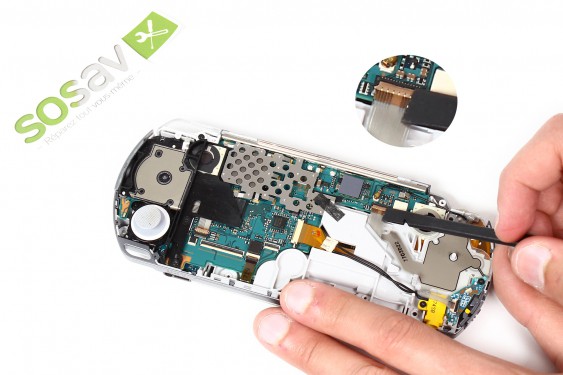 Guide photos remplacement antenne wifi PSP 2000 (Etape 21 - image 2)