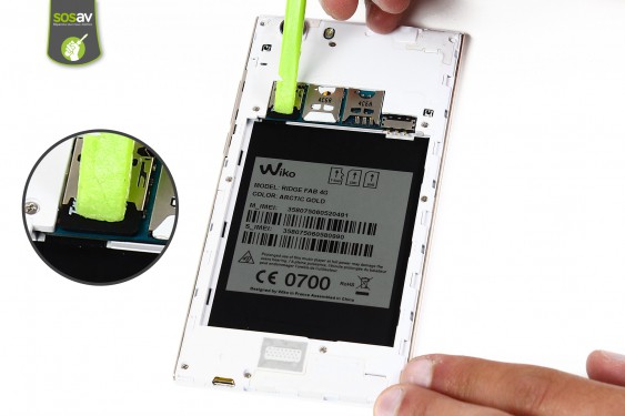 Guide photos remplacement caméra avant Wiko Ridge Fab 4G (Etape 4 - image 1)