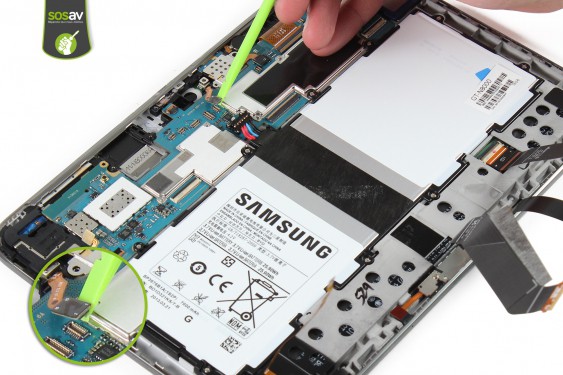 Guide photos remplacement haut-parleur droit Galaxy Note 10.1 (Etape 27 - image 2)