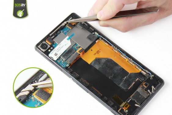 Guide photos remplacement antenne sub4 Xperia Z3 (Etape 12 - image 2)