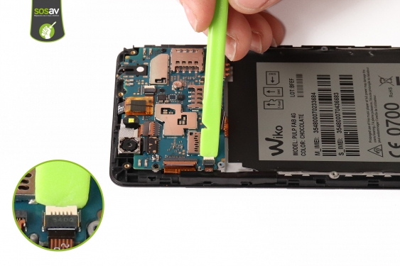 Guide photos remplacement câble d'inteconnexion Wiko Pulp Fab 4G (Etape 11 - image 1)