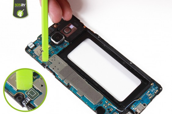 Guide photos remplacement nappe bouton power Samsung Galaxy A7 (Etape 29 - image 2)