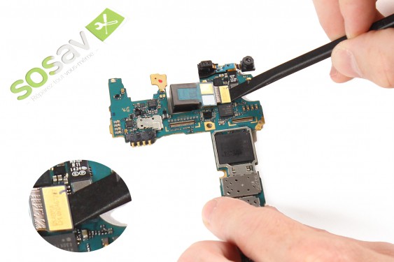 Guide photos remplacement caméra avant + capteur de proximité et luminosité  (Etape 24 - image 2)