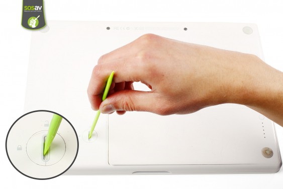 Guide photos remplacement haut-parleur central et haut-parleur droit Macbook Core 2 Duo (A1181 / EMC2200) (Etape 2 - image 2)