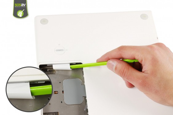 Guide photos remplacement haut-parleur central et haut-parleur droit Macbook Core 2 Duo (A1181 / EMC2200) (Etape 4 - image 2)