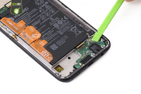 Guide photos remplacement connecteur de charge / jack Huawei P40 Lite (Etape 13 - image 1)