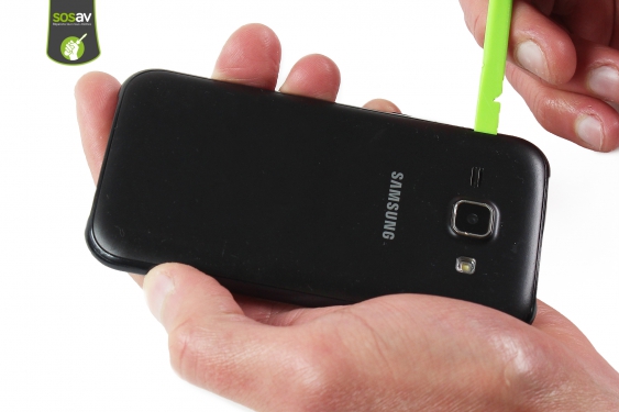 Guide photos remplacement carte mère Galaxy J1 2015 (Etape 2 - image 1)