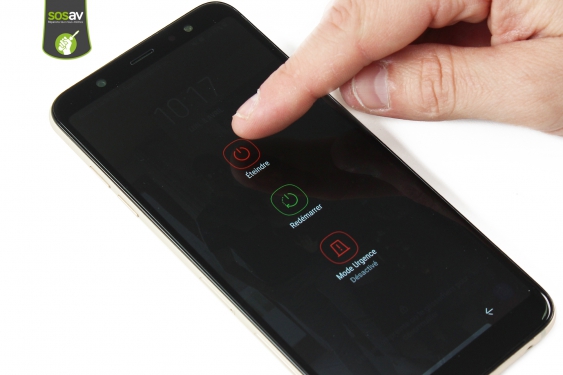 Guide photos remplacement nappe volume Galaxy A6+ (2018) (Etape 1 - image 2)