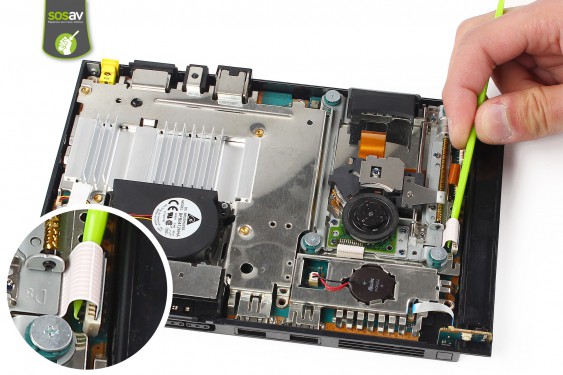 Guide photos remplacement lentille laser Playstation 2 Slim (Etape 4 - image 1)