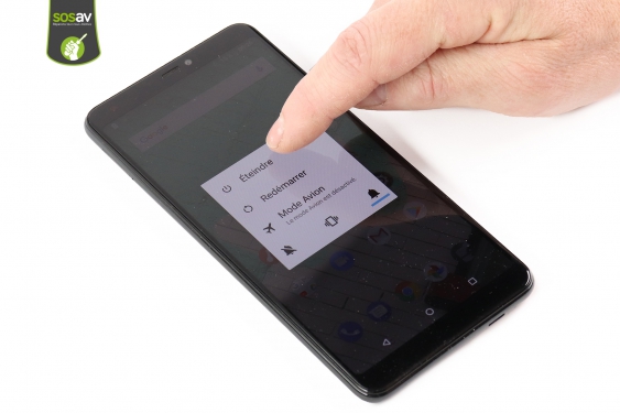 Guide photos remplacement tiroir sim & sd Wiko View Max (Etape 1 - image 2)